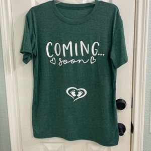 Coming soon *baby* size large t shirt